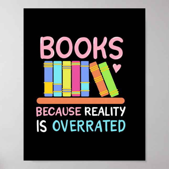 Affiche Professeur Cadeaux | Livres Parce Que La Réalité E (Devant)