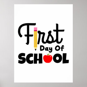 Affiche Professeur Cadeaux   Premier Jour D'École