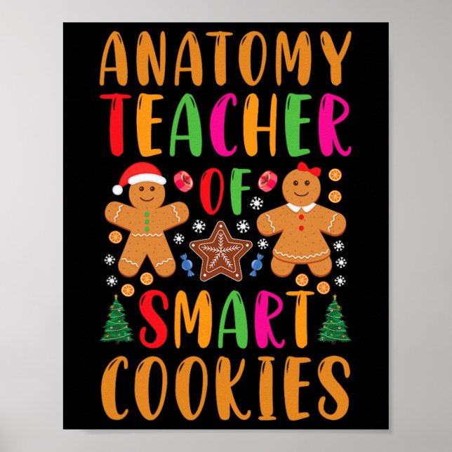 Affiche Professeur d'anatomie de Smart Cookies Noël drôle  (Devant)