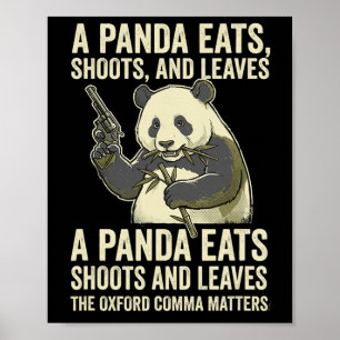 Affiche Professeur d'anglais Grammaire Ponctuation Humour