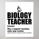 Affiche Professeur de biologie | Science Biologie Sciencti<br><div class="desc">Ce biologiste humoristique qui dit chemise est une drôle d'idée cadeau pour les professeurs de biologie qui s'intéressent à la science et sont chez eux en laboratoire.</div>