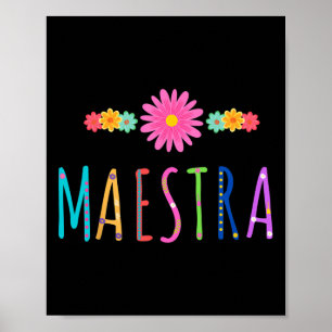 Affiche Professeur de espagnol mexicain Cinco De Mayo au d