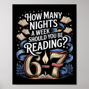 Affiche Professeur de lecture 67 Mème anglais drôle Combie