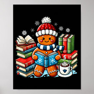 Affiche Professeur de lecture pain d'épice Bibliothèque li
