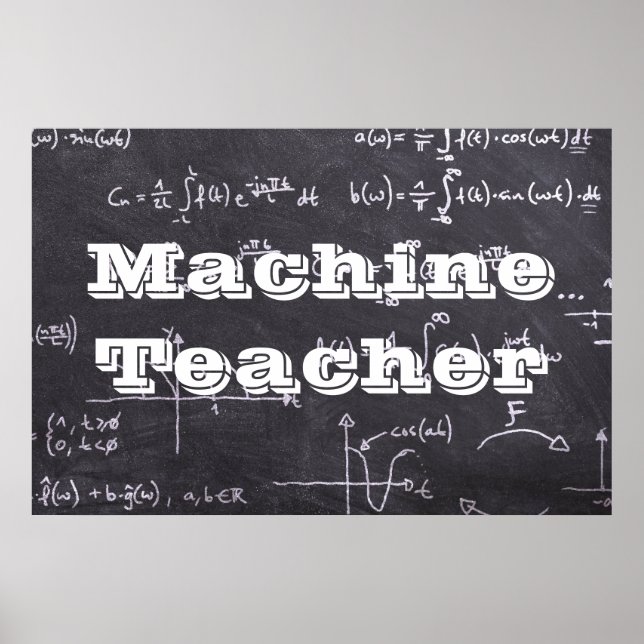 Affiche Professeur de Machine (Devant)