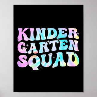 Affiche Professeur de maternelle Tie Dye Ck À l'école