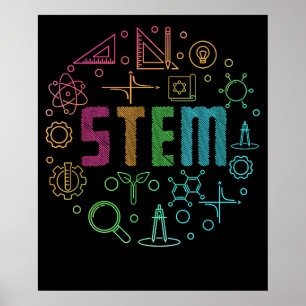 Affiche Professeur de sciences, technologie, ingénierie et