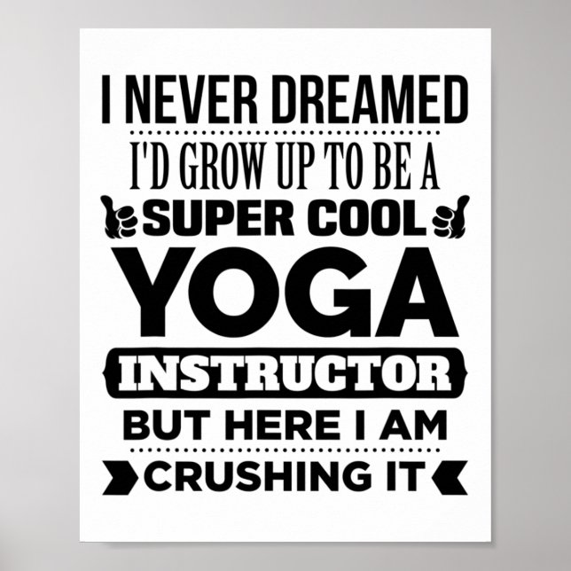 Affiche Professeur de Yoga et Formateur de Méditation Cade (Devant)