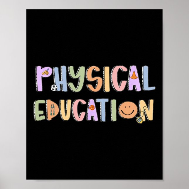 Affiche Professeur d'éducation physique féminine Retour à  (Devant)