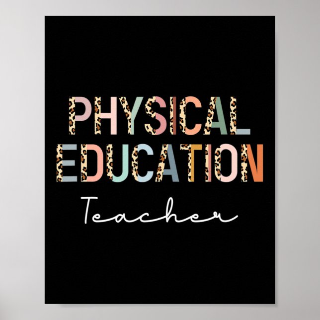 Affiche Professeur d'éducation physique Leopard Ck retour  (Devant)