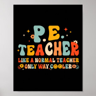 Affiche Professeur d'éducation physique retour à l'école G
