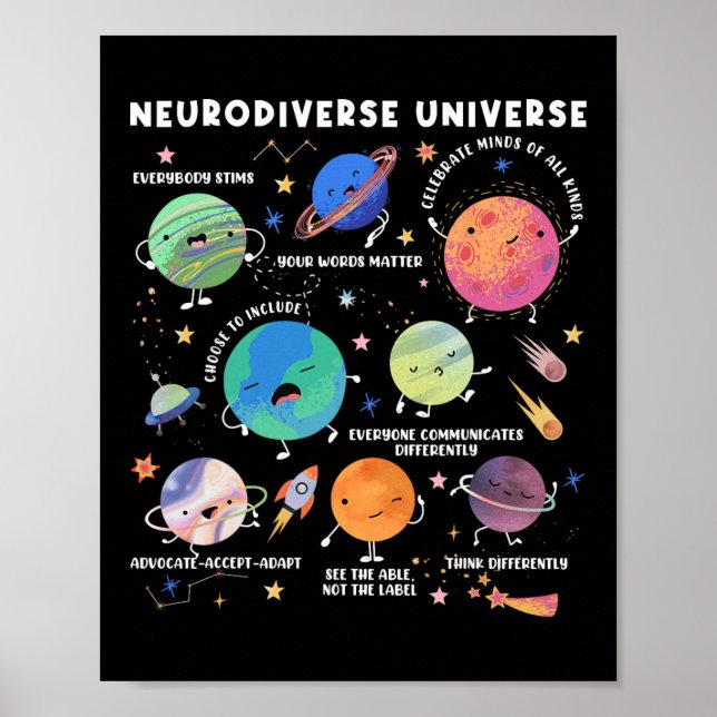 Affiche Professeur d'éducation spéciale pour la planète de (Devant)