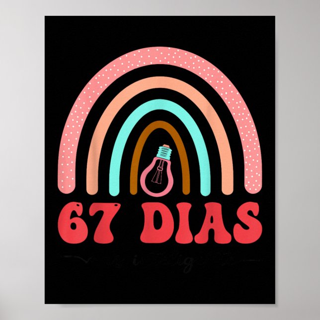 Affiche Professeur d'espagnol 67 jours plus intelligent 67 (Devant)