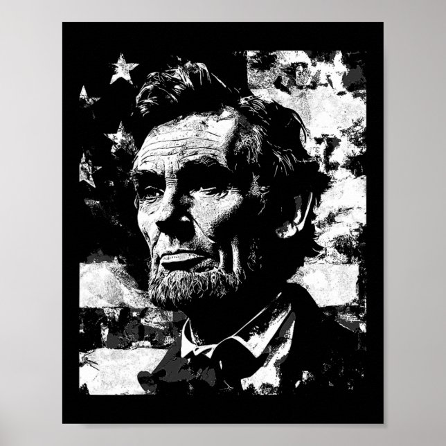 Affiche Professeur d'histoire Abraham Lincoln Président 4  (Devant)