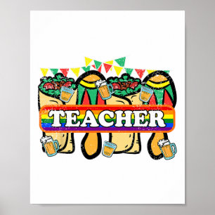 Affiche Professeur Gay Cinco De Mayo Lgbt-q Pride Mexicain