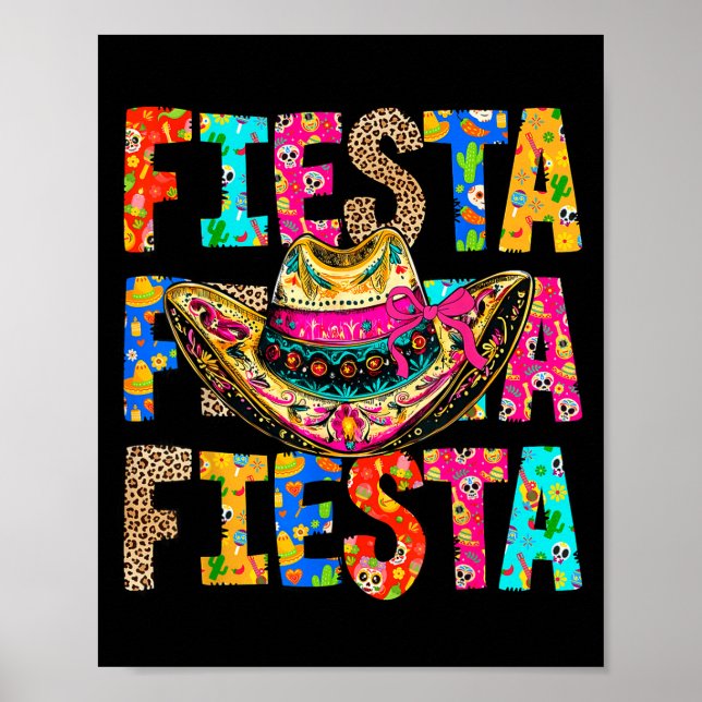 Affiche Professeur pas moyen Fiesta Cinco De Mayo Hommes F (Devant)