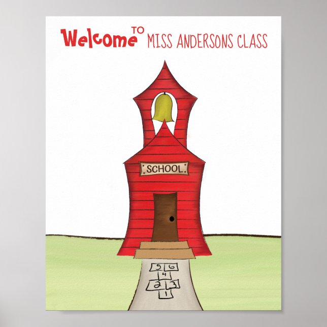 Affiche Professeur Retour à l'école (Devant)