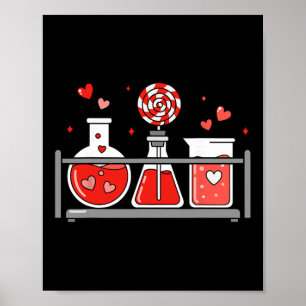 Affiche Professeur Science Saint-Valentin Laboratoire Médi
