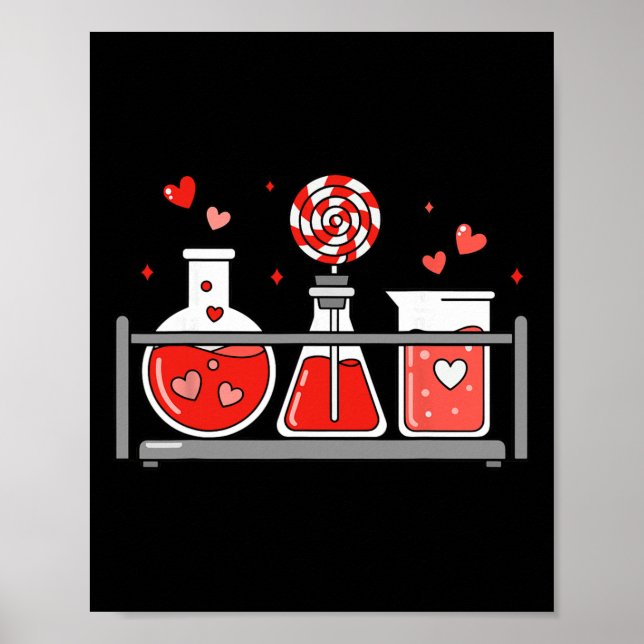 Affiche Professeur Science Saint-Valentin Laboratoire Médi (Devant)