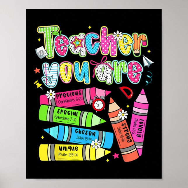 Affiche Professeur Vous Êtes Spécial Aimable Fort Crayon C (Devant)