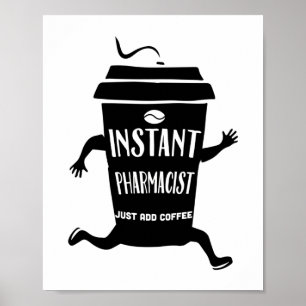 Affiche Profession pharmacienne   Pharmacie Pharmacist Cad