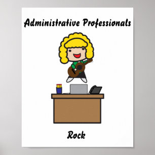 Affiche Professionnels de l'administration Funny Personnal