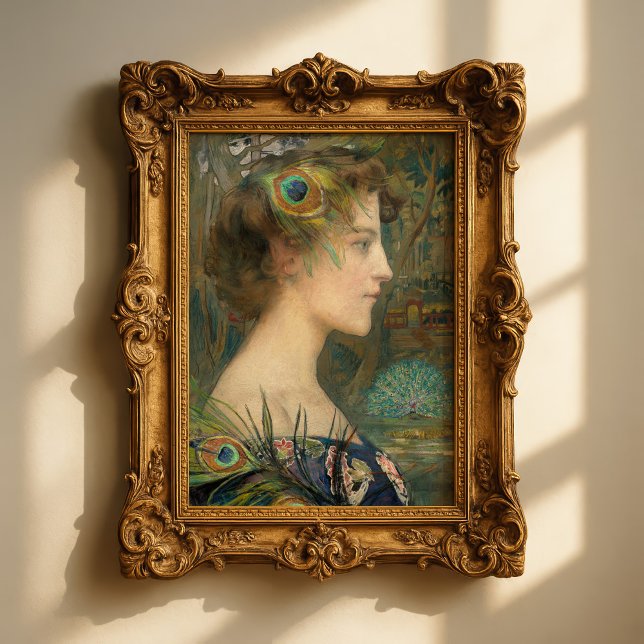 Affiche Profil de paon | Edgard Maxence (Créateur téléchargé)