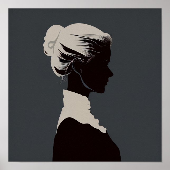 Affiche Profil Femme (Devant)