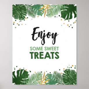 Affiche Profitez De Certains Soins Doux Safari Tropical An