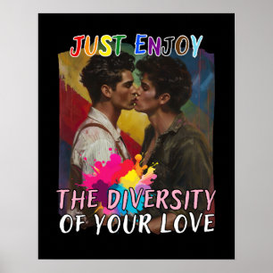 Affiche Profitez de la diversité de votre amour - Homme