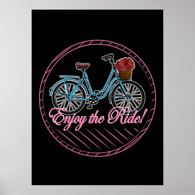 Affiche Profitez De La Promenade Bicyclette (Devant)