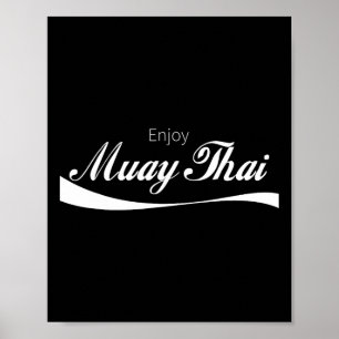 Affiche Profitez de Muay Thai Kickboxing Arts Martiaux Com