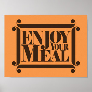Affiche Profitez de votre offre de repas