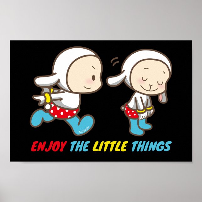 Affiche PROFITEZ DES PETITES CHOSES mignonnes et amusantes (Devant)
