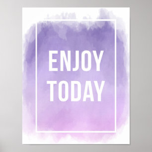 Affiche Profitez du devis motivationnel d'aujourd'hui