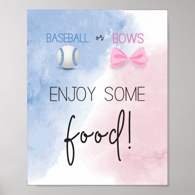 Affiche Profitez d'une nourriture baseball ou arc sexe rév (Devant)