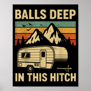 Affiche Profondément dans cette caravane rétro de camping