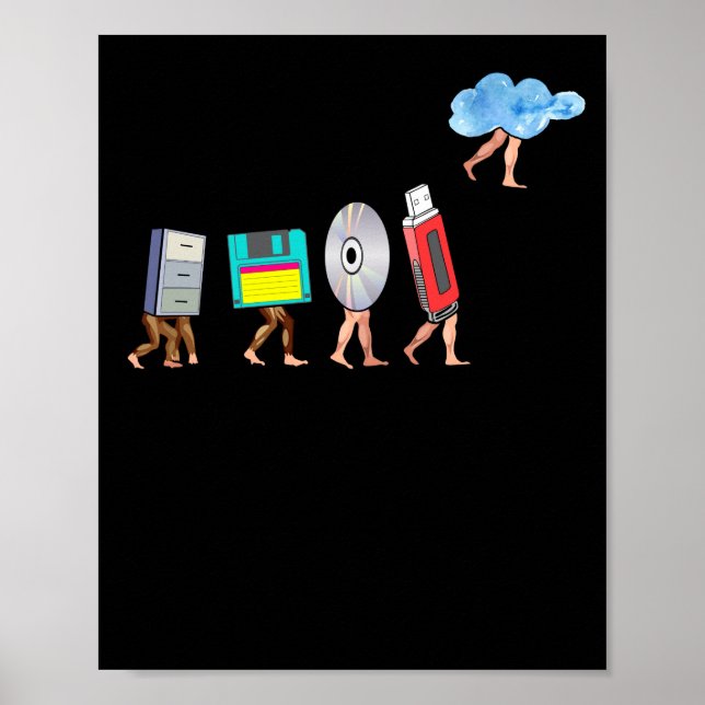 Affiche Programmateur Geek de définition d'ingénierie info (Devant)