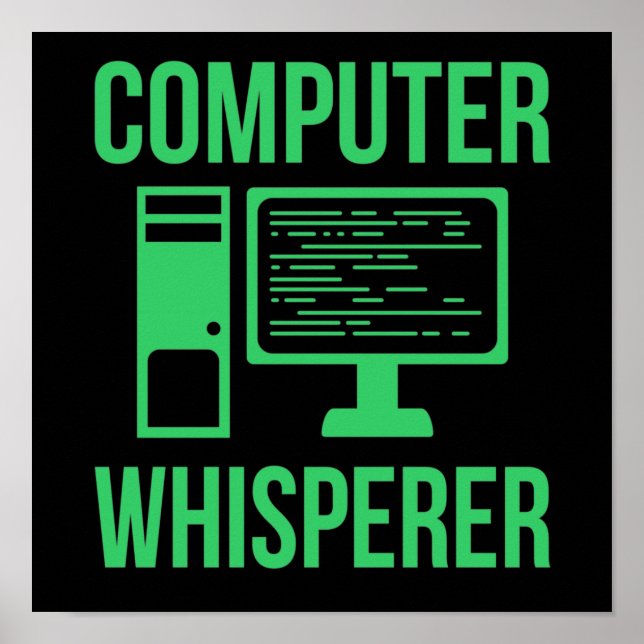 Affiche Programmateur informatique de Whisperer (Devant)