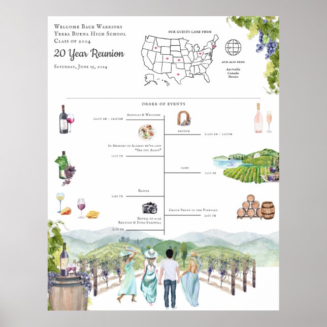 Affiche Programme de Réunion de Bienvenue (Devant)