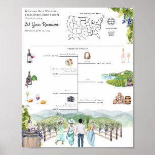 Affiche Programme de Réunion de Bienvenue
