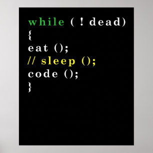 Affiche Programme Eat Code Sleep