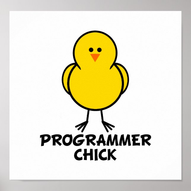 Affiche Programmer Chick (Devant)