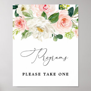 Affiche Programmes Blush Veuillez Prendre Un Signe