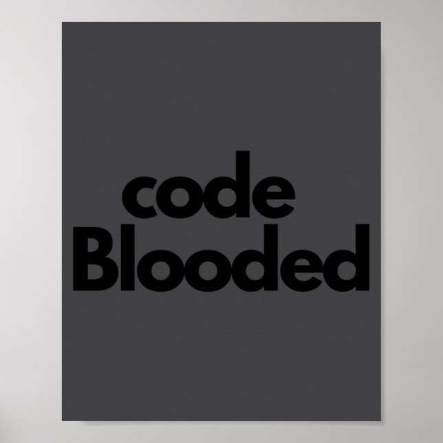 Affiche Programmeur informatique codeur drôle  (Devant)
