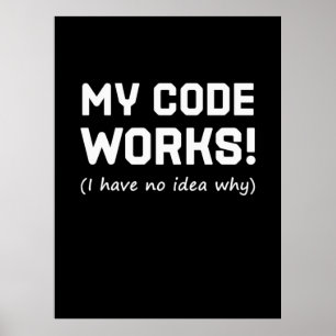 Affiche Programmeur Mon code fonctionne