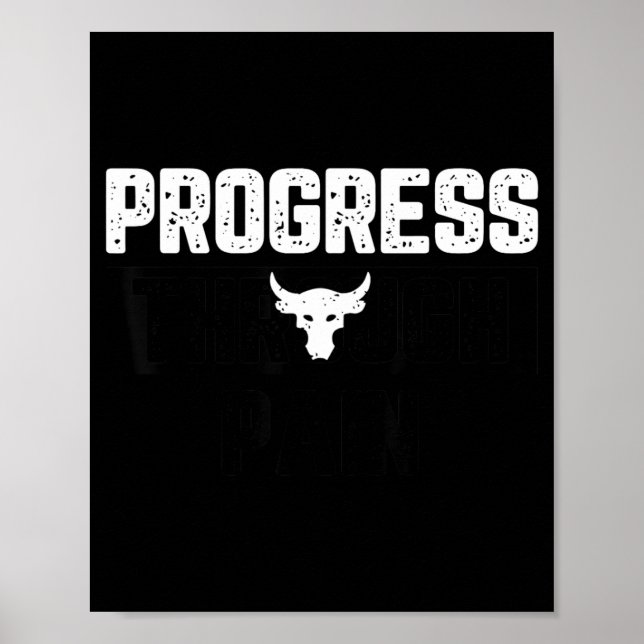 Affiche Progrès à travers la douleur (Devant)