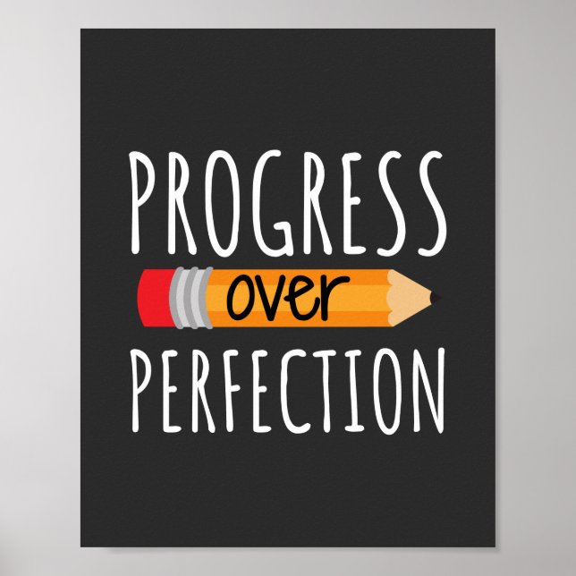 Affiche Progress Over Perinfection (Devant)