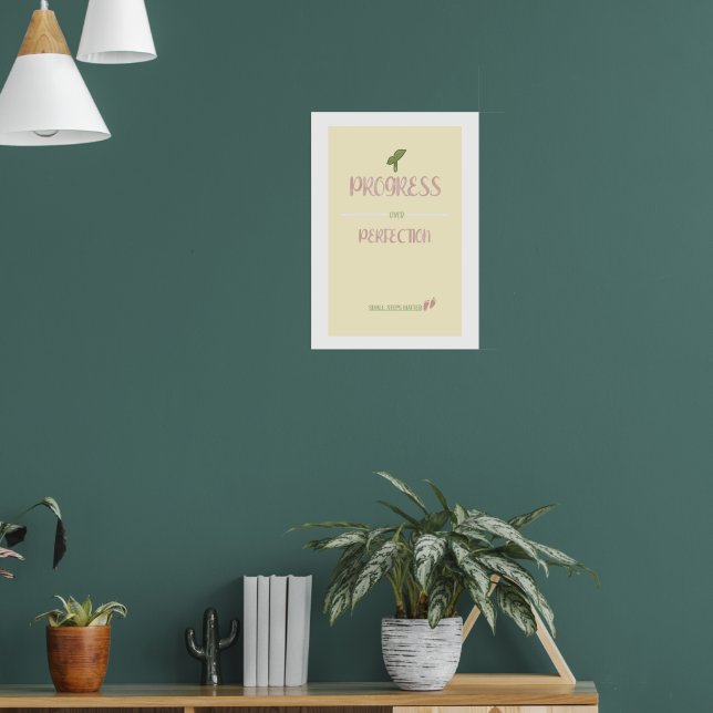 Affiche Progresser plutôt que la Perfection (Salon 1)
