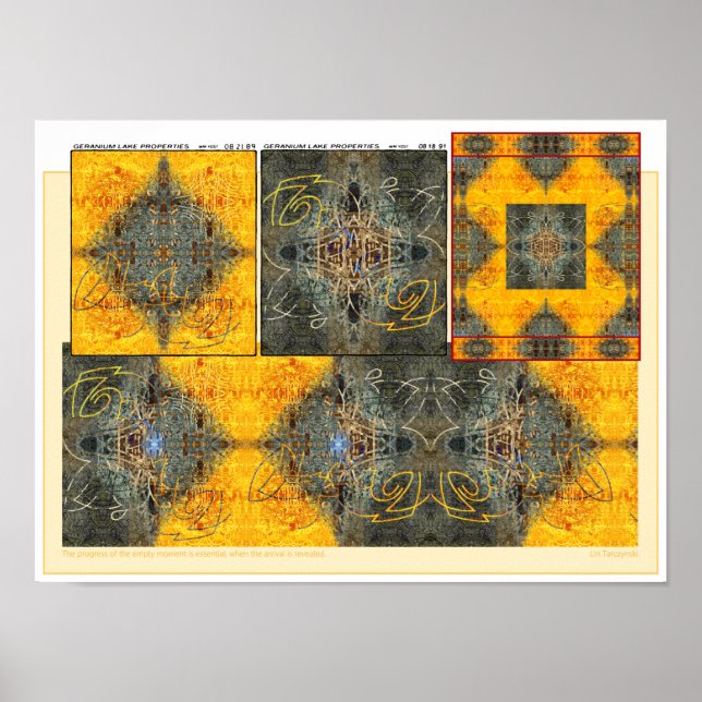 Affiche Progression de l'affiche de moment vide (Devant)